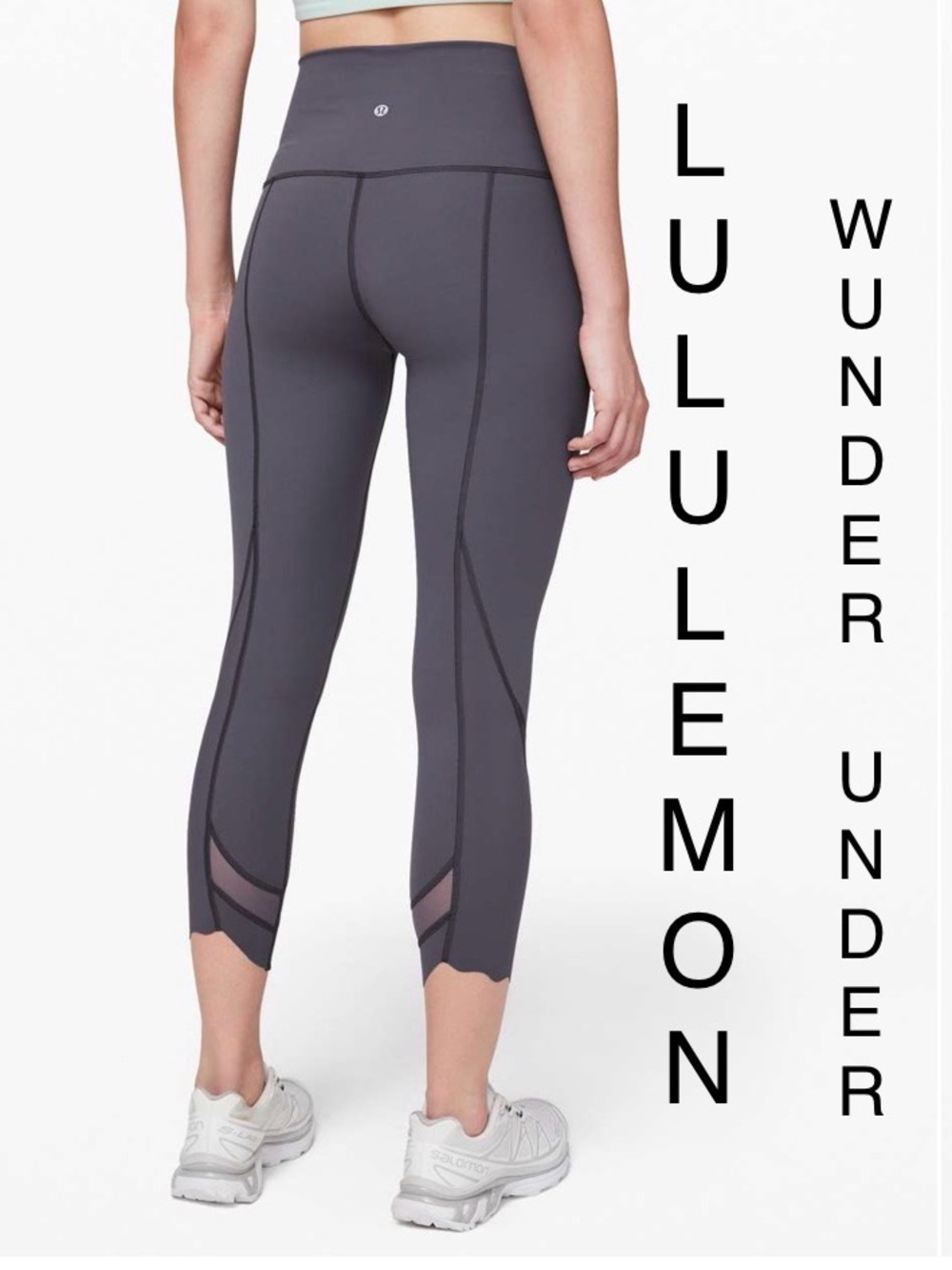 Lululemon | Wunder Under Crop II Roll Down Scallop Luxtreme 24" - Women’s 8